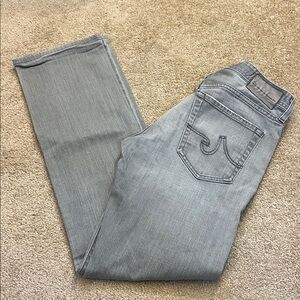 AG Adriano Goldschmied The Protege Straight Leg Light Gray Straight Jeans 30x34